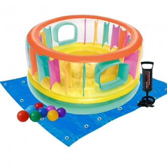 Надувний батут Bestway 52262-2 "Bounce Jam Bouncer", 180 х 86 см, з кульками 10 . Харьков. фото 1 Надувний батут Bestway 52262-2 "Bounce Jam Bouncer", 180 х 86 см, з кульками 10 . Харьков. фото 1