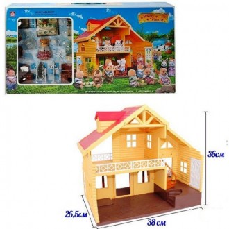 Будиночок Happy Family 012-03— аналог дерев'яного будинку Sylvanian families 275. . фото 6