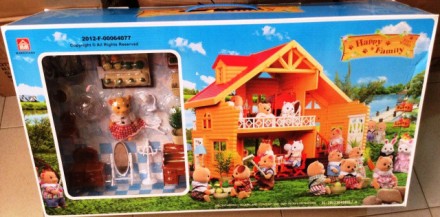 Будиночок Happy Family 012-03— аналог дерев'яного будинку Sylvanian families 275. . фото 2