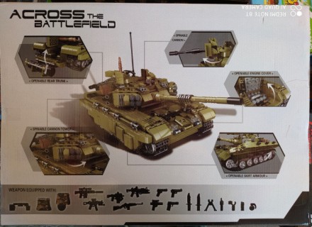 Конструктор Xingbao 06015 Боевой тяжелый Танк Scorpio Tiger Tank 1386 деталей. . фото 4 Конструктор XingBao XB-06015, который состоит из из 1386 станет замечательным по. . фото 4