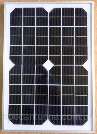 Автономный комплект резервного освещения (солнечная панель 10 Вт, контроллер 20 . . фото 3