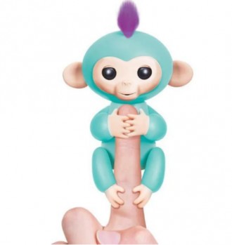 Обезьянка Fingerlings - это умная детская игрушка, которая реагирует на прикосно. . фото 3
