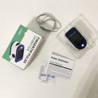 Пульсоксиметр FINGERTIP PULSE OXIMETER LK87 призначений для визначення кількості. . фото 10