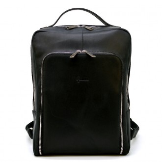 Универсальный рюкзак для ноутбука из натуральной телячьей кожи высшего сорта RA-. . фото 4