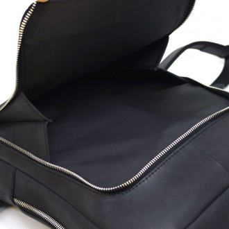 Универсальный рюкзак для ноутбука из натуральной телячьей кожи высшего сорта RA-. . фото 9