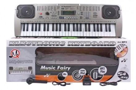 Детский синтезатор орган MQ-807 USB
Детский обучающий синтезатор MQ-807 USB – ми. . фото 2