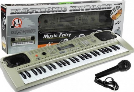 Детский синтезатор орган MQ-807 USB
Детский обучающий синтезатор MQ-807 USB – ми. . фото 3