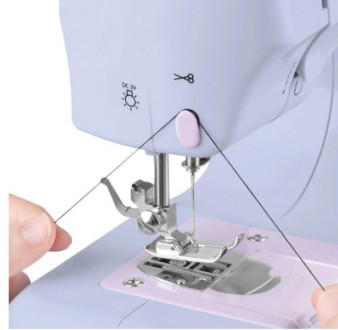 Портативная швейная машинка YASM-505A Pro шьет 12 типами строчек, которые Вы мож. . фото 5
