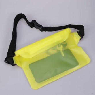 Водонепроницаемая сумка на пояс для хранения ценных вещей во время плавания, пля. . фото 8