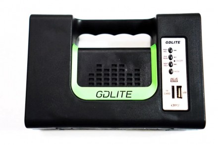 Портативна сонячна автономна система Solar GDLite GD10 + FM радіо + Bluetooth

. . фото 4