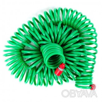 Шланг спіральний 30 м з конекторами INTERTOOL GE-4003