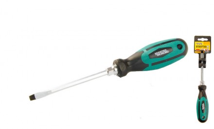 Викрутка плоска SL5*100 посилена MASTERTOOL 45-8510. Київ. фото 1 Викрутка плоска SL5*100 посилена MASTERTOOL 45-8510. Київ. фото 1