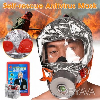 Противогаз Fire mask TZL 30 является универсальным средством защиты дыхательных . . фото 1