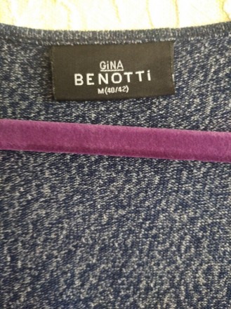 Кардиган с кружевом по низу, р.М ( 40-42), Gina Benotti.
Цвет - джинсовый неодн. . фото 5