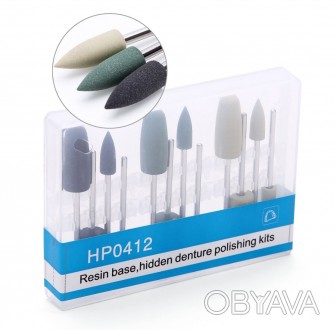 ОПИС:

Гумові поліри - гумові головки для полірування зубних протезів.

ПРИЗ. . фото 1
