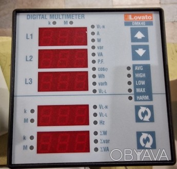 Цифрові прилади DMK40 вимірюють електричні параметри навіть у нестабільних робоч. . фото 1