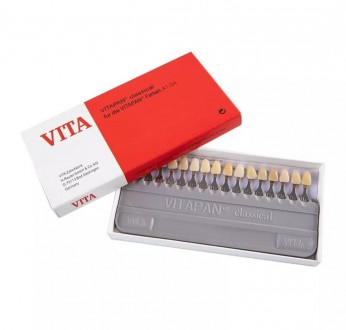 Стоматологічна шкала VITA. 
16 відтінків. 

Виробник Китай.
Порівняння із ор. . фото 2
