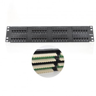 Патч-панель 48 порту UTP DUAL кат 5Е 19 "2U НЕ екранована чорна Q20. Київ. фото 1
Патч-панель 48 порту UTP DUAL кат 5Е 19 "2U НЕ екранована чорна Q20. Київ. фото 1