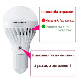 Лампа аварийного освещения с аккумулятором и пультом ДУ под стандартный цоколь Е. . фото 6