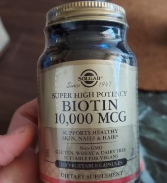 ✅Только оригинальная продукция, отправка в день заказа
Biotin 10 000 mcg от Solg. . фото 4