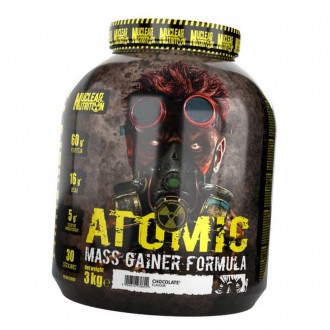 Гейнер Nuclear Nutrition Atomic Mass Gainer Formula 3 kg. Київ. фото 1 Гейнер Nuclear Nutrition Atomic Mass Gainer Formula 3 kg. Київ. фото 1