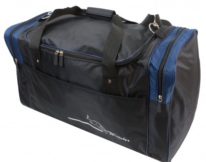  Дорожная сумка 62 л Wallaby черная с синим 437-8
Описание сумки:
	Один большой . . фото 5