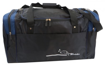  Дорожная сумка 62 л Wallaby черная с синим 437-8
Описание сумки:
	Один большой . . фото 3
