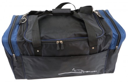  Дорожная сумка 62 л Wallaby черная с синим 437-8
Описание сумки:
	Один большой . . фото 8