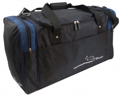  Дорожная сумка 62 л Wallaby черная с синим 437-8
Описание сумки:
	Один большой . . фото 2
