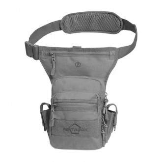 Стегнова сумка Pentagon MAX-S 2.0 K16023 Wolf-Grey (Сірий). Дрогобич. фото 1 Стегнова сумка Pentagon MAX-S 2.0 K16023 Wolf-Grey (Сірий). Дрогобич. фото 1