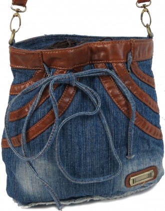Джинсовая сумка женская Fashion jeans bag синяя Jeans8057 blue
Описание:
	Лицеву. . фото 5