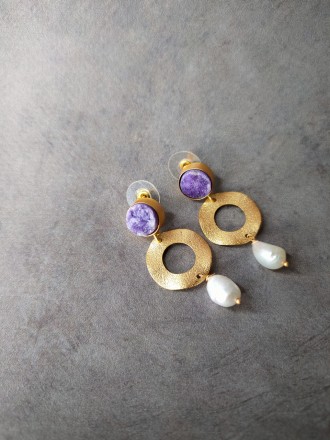 Пропонуємо Вам придбати неперевершені сережки з натуральними барочними перлинами. . фото 9