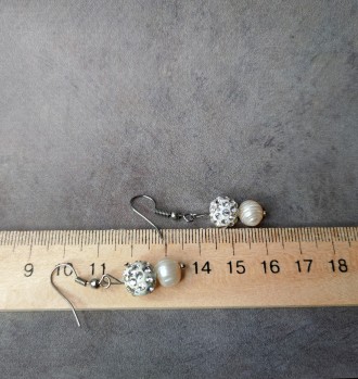 Пропонуємо Вам придбати неперевершені сережки з натуральними барочними перлинами. . фото 6