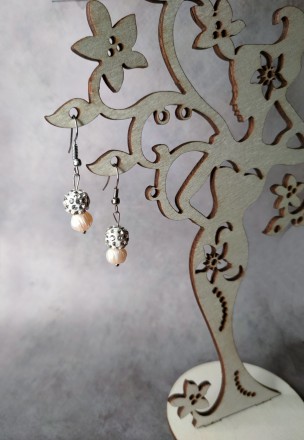 Пропонуємо Вам придбати неперевершені сережки з натуральними барочними перлинами. . фото 3