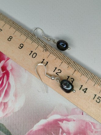 Пропонуємо Вам придбати мініатюрні сережки з натуральними перлами .
Метал: Індій. . фото 5