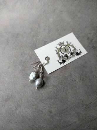 Пропонуємо Вам придбати мініатюрні сережки з натуральними перлами .
Метал: Індій. . фото 4