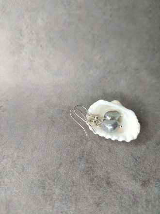 Пропонуємо Вам придбати мініатюрні сережки з натуральними перлами .
Метал: Індій. . фото 8