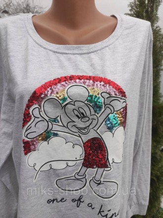 Жіноча піжамна кофта Disney з пайетками 44-46р (Е-299). Вижница. фото 1 Жіноча піжамна кофта Disney з пайетками 44-46р (Е-299). Вижница. фото 1