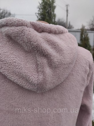 Жіноча піжамна кофта з капюшоном Тканина 100 % поліестер. Розмір 40-42
. Заміри . . фото 9