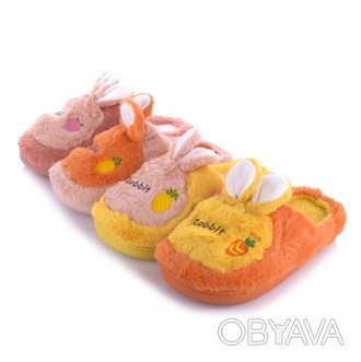 Тапочки женские меховые разноцветные.
Домашняя обувь в интернет-магазине Modnato. . фото 1