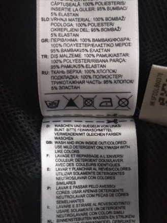 Коттоновая черная куртка ветровка,р.38, Adidas, Индонезия.
Состояние - все хоро. . фото 5