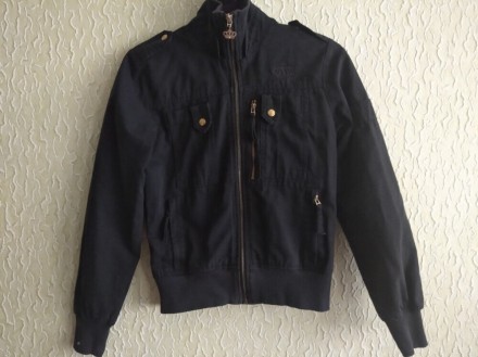 Коттоновая черная куртка ветровка,р.38, Adidas, Индонезия.
Состояние - все хоро. . фото 3