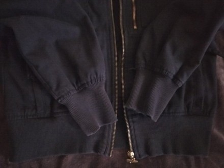 Коттоновая черная куртка ветровка,р.38, Adidas, Индонезия.
Состояние - все хоро. . фото 9