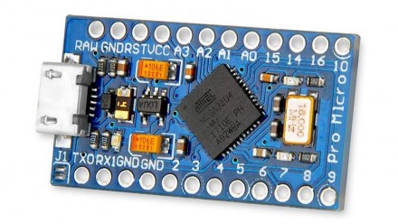 Arduino совместимый контроллер построеный на базе микроконтроллера ATmega32U4. И. . фото 3