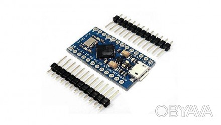 Arduino совместимый контроллер построеный на базе микроконтроллера ATmega32U4. И. . фото 1