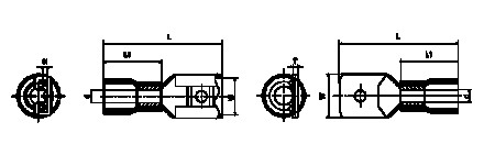 Коннектор плоский с частичной изоляцией FDD 1.25-250 (8) (разъем "Мама"). . фото 3