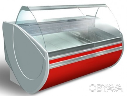 
Холодильная витрина Флорида ПВХС «ТехноХолод» шириной 1,12 м с гнутым стеклом (. . фото 1