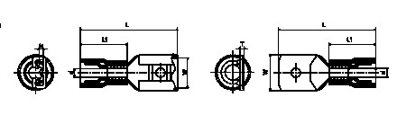 Коннектор вибростойкий D-FDD 1.25-110(5) (разъем "Мама"). . фото 3