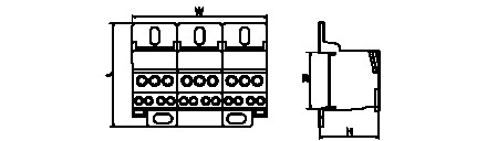 Блок распределительный трехполюсный 175А/3 на DIN-рейку. . фото 3