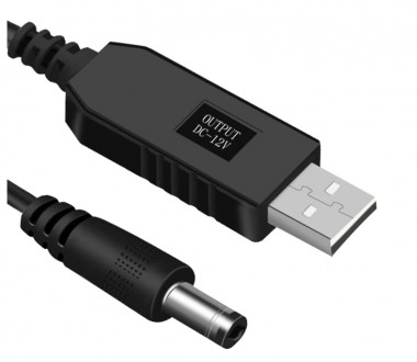Кабель USB DC для питания роутера USB 5V до 12V.
Повербанк + кабель + роутер + . . фото 2